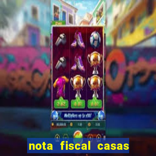 nota fiscal casas bahia 2 via